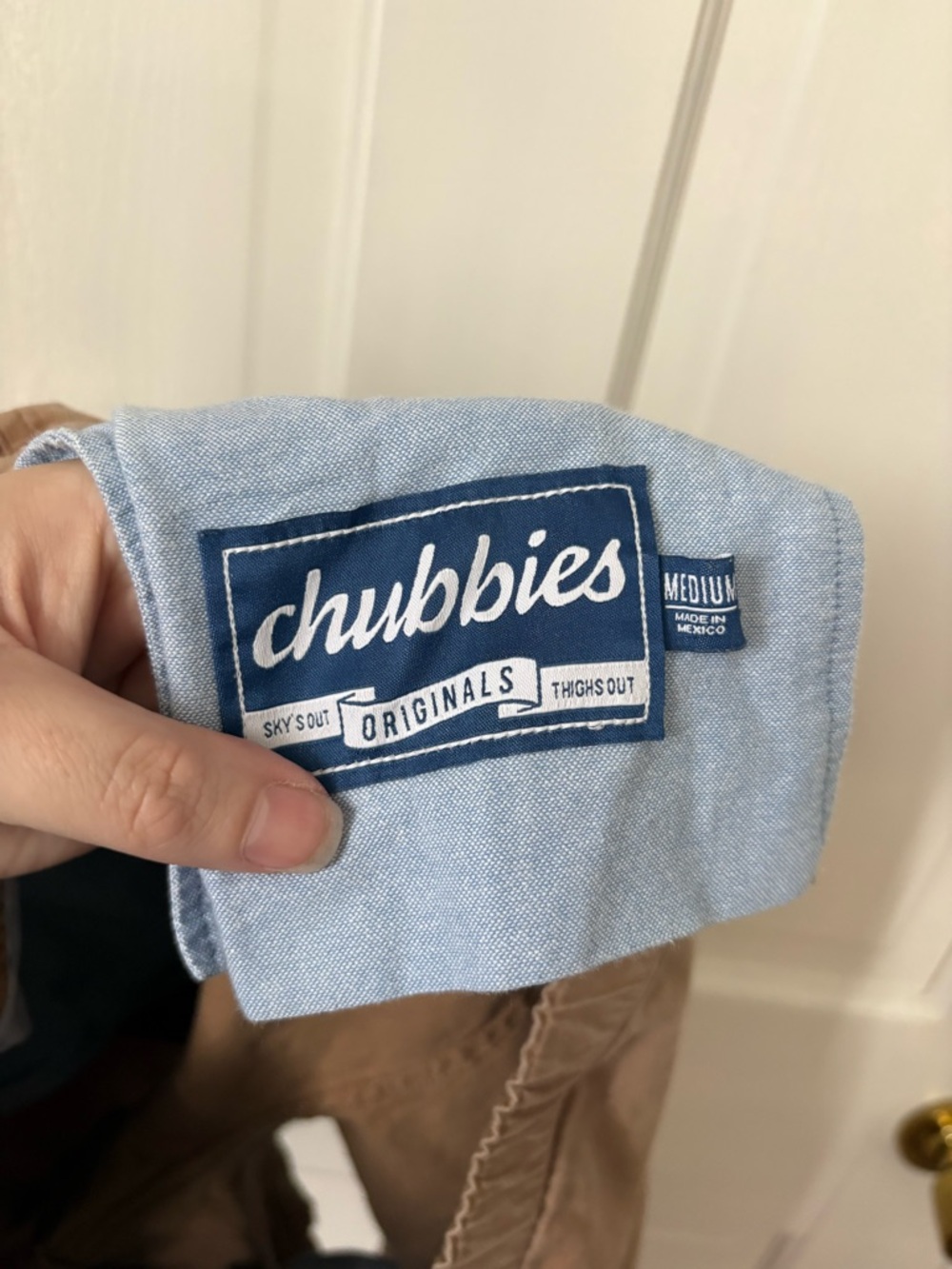 Chubbies Originals Stretch Shorts 7” Inseam Tan Khaki Light Brown - Medium (M) - Picture 7 of 12